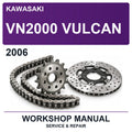2006 Kawasaki VN2000 Vulcan Workshop Service & Repair Manual