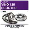 2019 Yamaha Vino 125 Scooter Workshop Service & Repair Manual