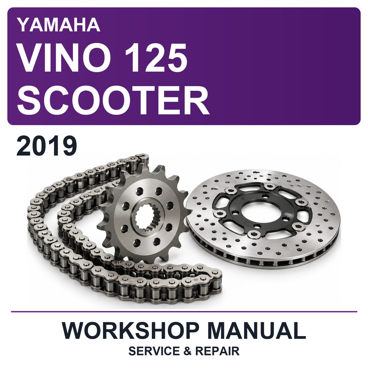 2019 Yamaha Vino 125 Scooter Workshop Service & Repair Manual