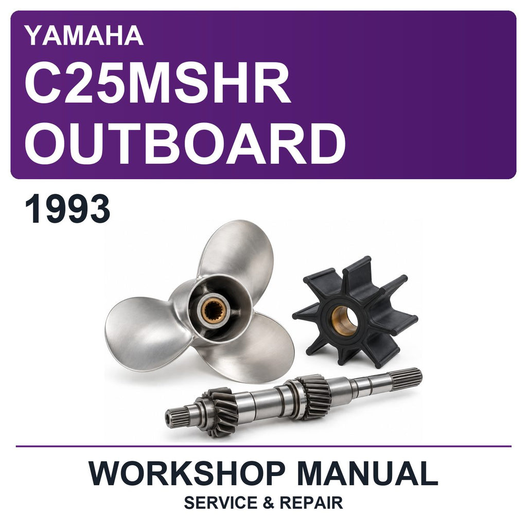 1993 Yamaha C25MSHR Outboard Workshop Service & Repair Manual