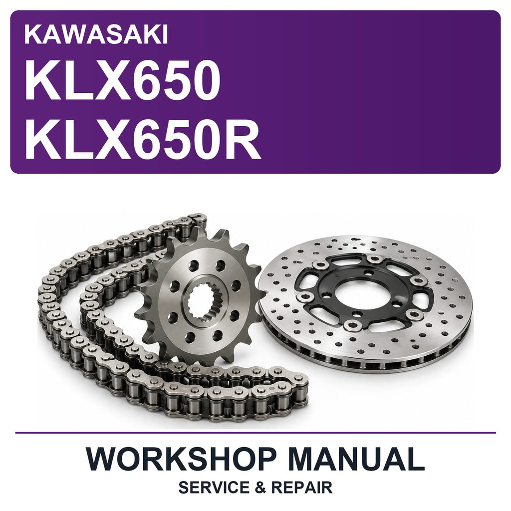 Kawasaki KLX650 KLX650R Workshop Service & Repair Manual