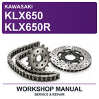 Kawasaki KLX650 KLX650R Workshop Service & Repair Manual