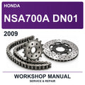 2009 Honda NSA700A DN01 Workshop Service & Repair Manual