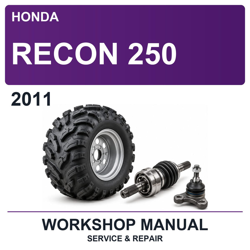 2011 Honda Recon 250 Workshop Service & Repair Manual