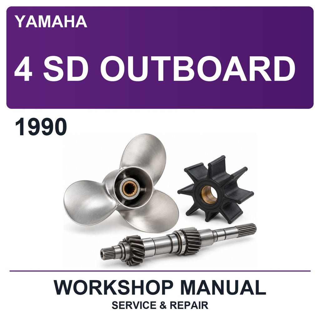 1990 Yamaha 4 SD Outboard Workshop Service & Repair Manual