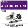 1990 Yamaha 4 SD Outboard Workshop Service & Repair Manual