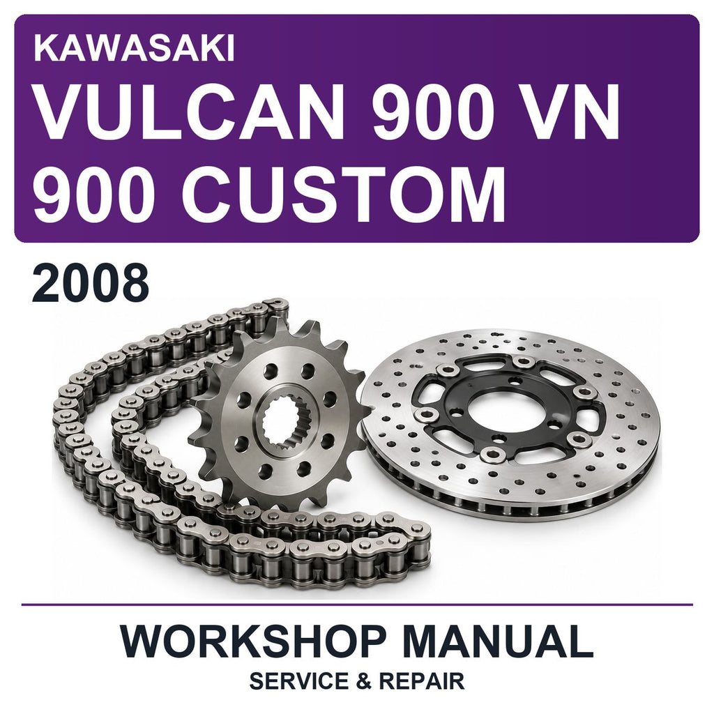 2008 Kawasaki Vulcan 900 VN 900 Custom Workshop Service & Repair Manual