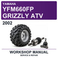 2002 Yamaha YFM660FP Grizzly ATV Workshop Service & Repair Manual