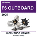 2005 Yamaha F6 Outboard Workshop Service & Repair Manual