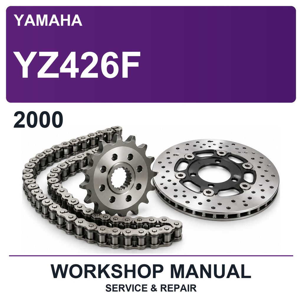 2000 Yamaha YZ426F Workshop Service & Repair Manual