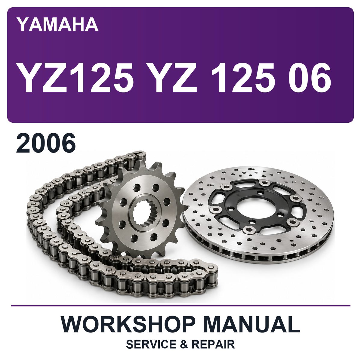 2006 Yamaha YZ125 YZ 125 06 Workshop Service & Repair Manual