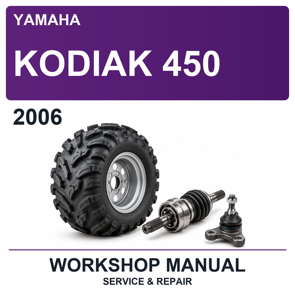 2006 Yamaha Kodiak 450 Workshop Service & Repair Manual