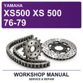 Yamaha XS500 XS 500 76-79 Workshop Service & Repair Manual