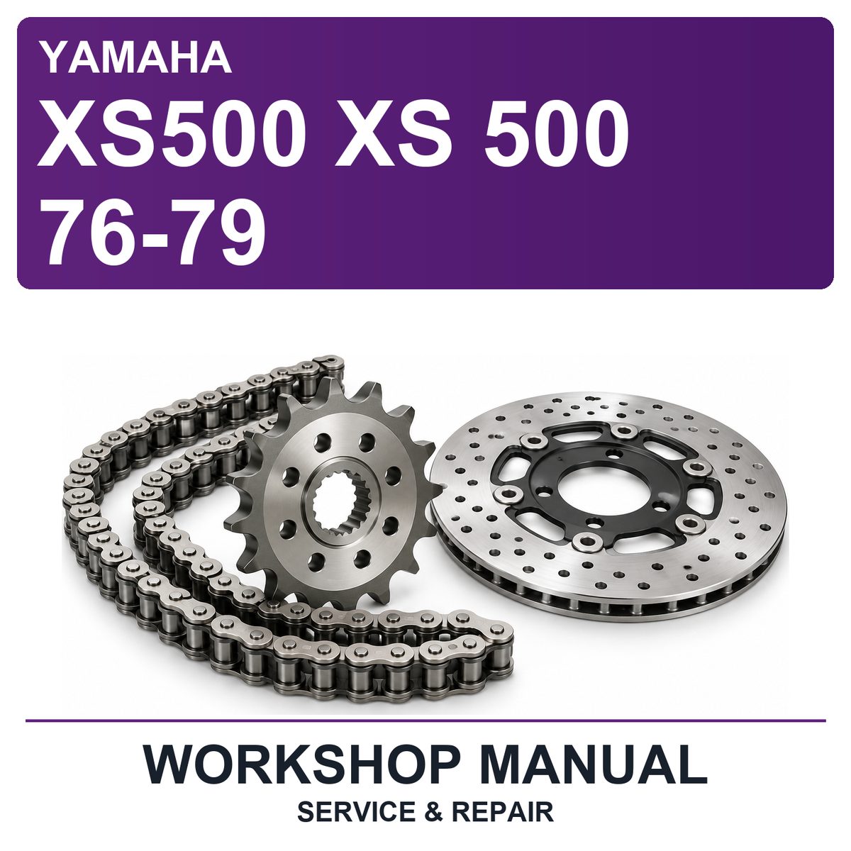 Yamaha XS500 XS 500 76-79 Workshop Service & Repair Manual