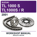 2001 Suzuki TL 1000 S TL1000S / R Workshop Service & Repair Manual