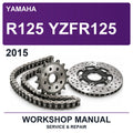 2015 Yamaha R125 YZFR125 Workshop Service & Repair Manual