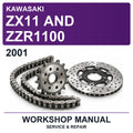 2001 Kawasaki ZX11 And ZZR1100 Workshop Service & Repair Manual