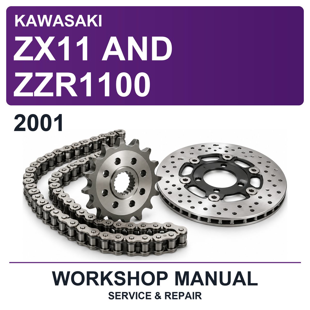 2001 Kawasaki ZX11 And ZZR1100 Workshop Service & Repair Manual