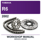2002 Yamaha R6 Workshop Service & Repair Manual