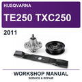 2011 Husqvarna TE250 TXC250 Workshop Service & Repair Manual