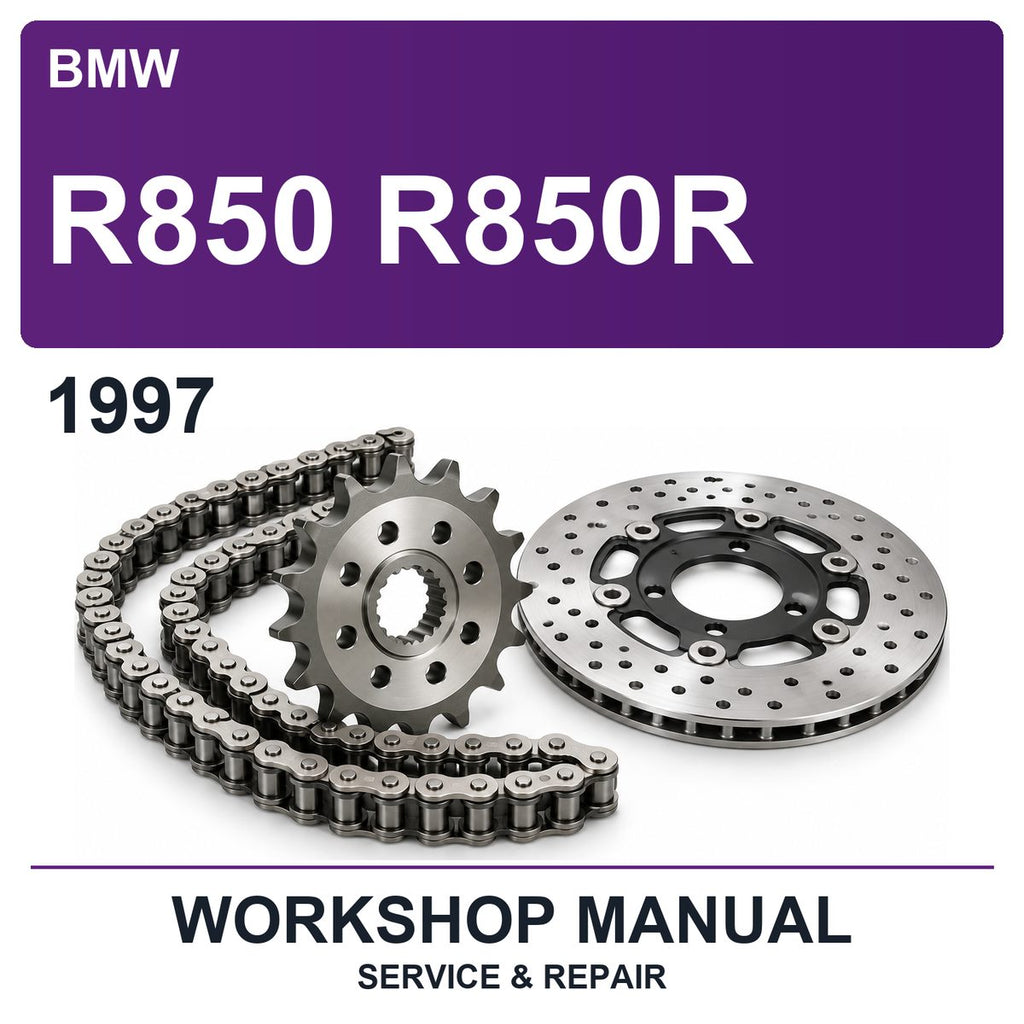 1997 BMW R850 R850R Workshop Service & Repair Manual