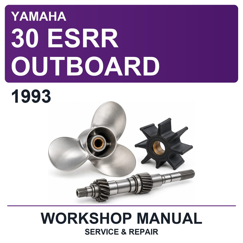 1993 Yamaha 30 Esrr Outboard Workshop Service & Repair Manual
