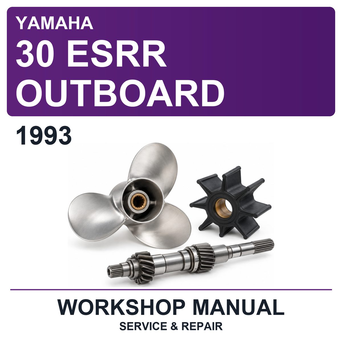 1993 Yamaha 30 Esrr Outboard Workshop Service & Repair Manual