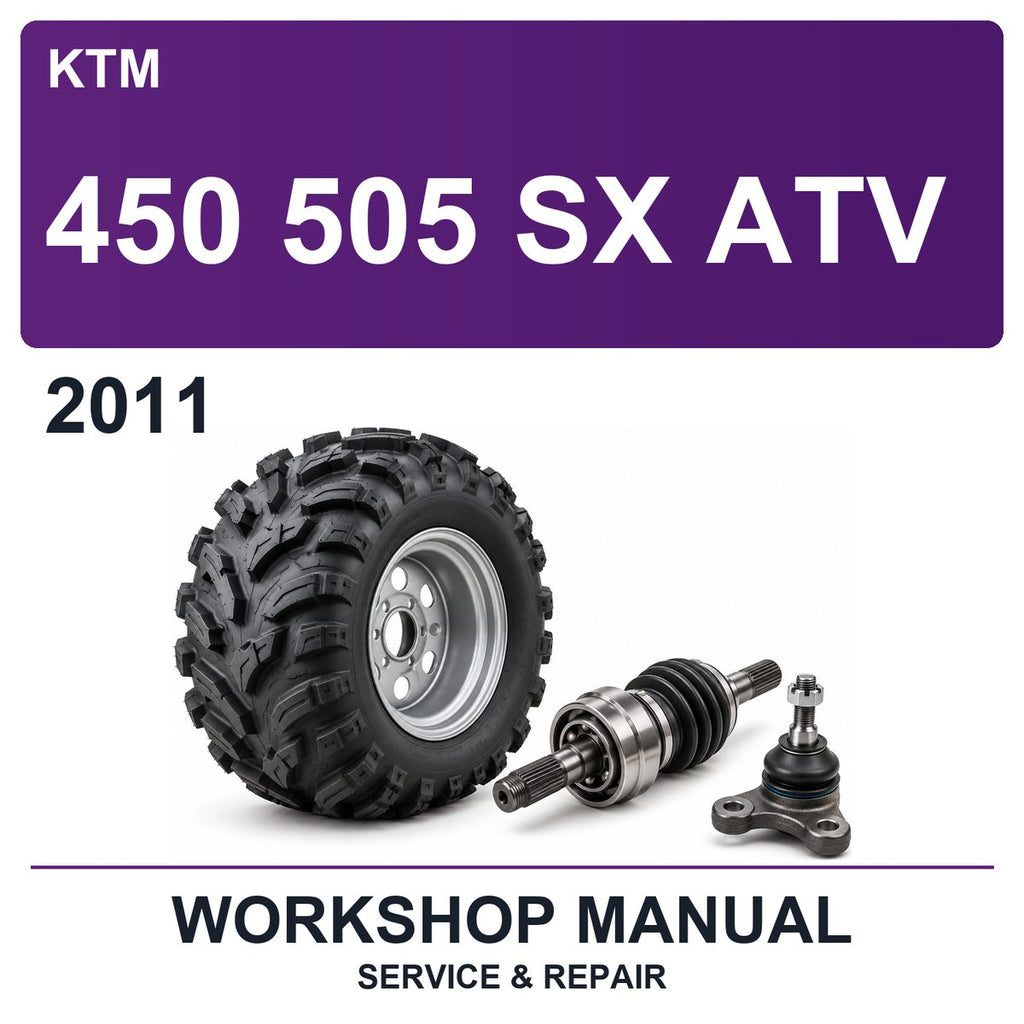 2011 KTM 450 505 SX ATV Workshop Service & Repair Manual