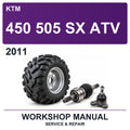 2011 KTM 450 505 SX ATV Workshop Service & Repair Manual