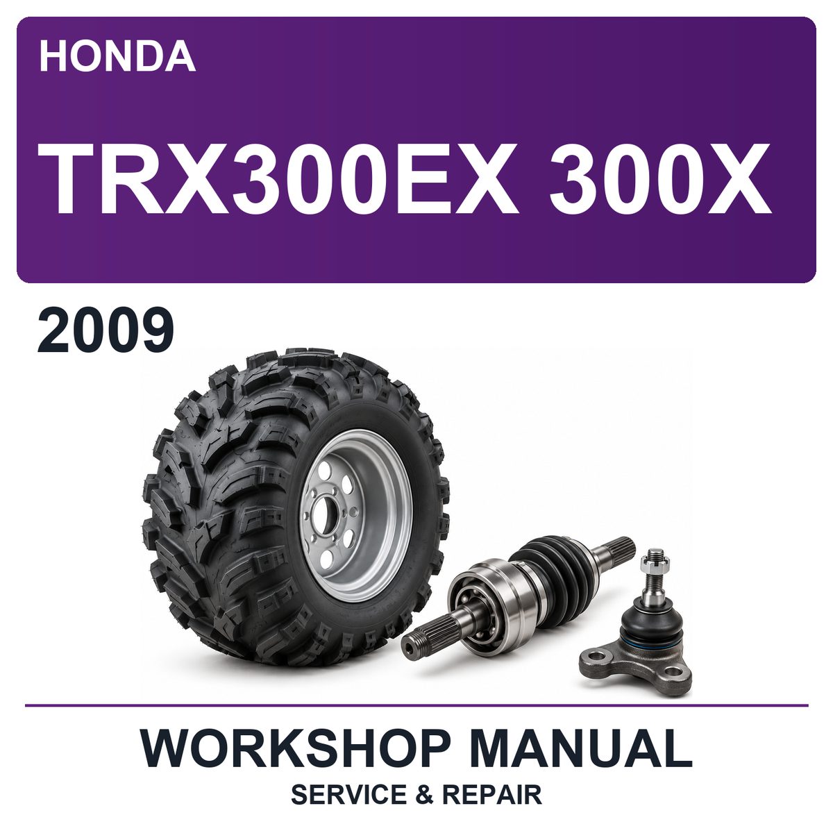 2009 Honda TRX300EX 300X Workshop Service & Repair Manual