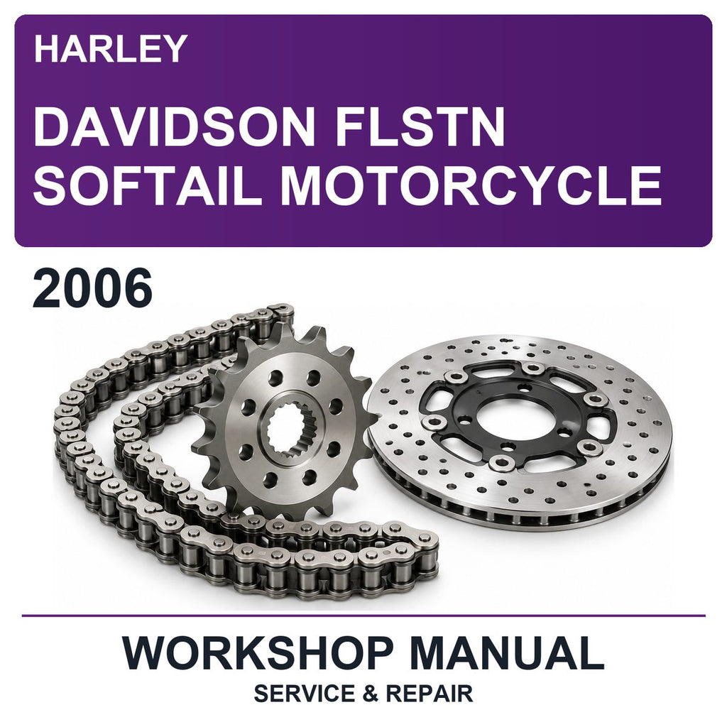 2006 Harley Davidson Flstn Softail Motorcycle Workshop Service & Repair Manual