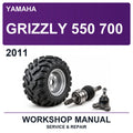 2011 Yamaha Grizzly 550 700 Workshop Service & Repair Manual
