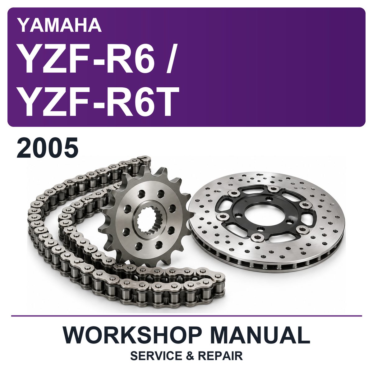 2005 Yamaha Yzf-R6 / Yzf-R6T Workshop Service & Repair Manual