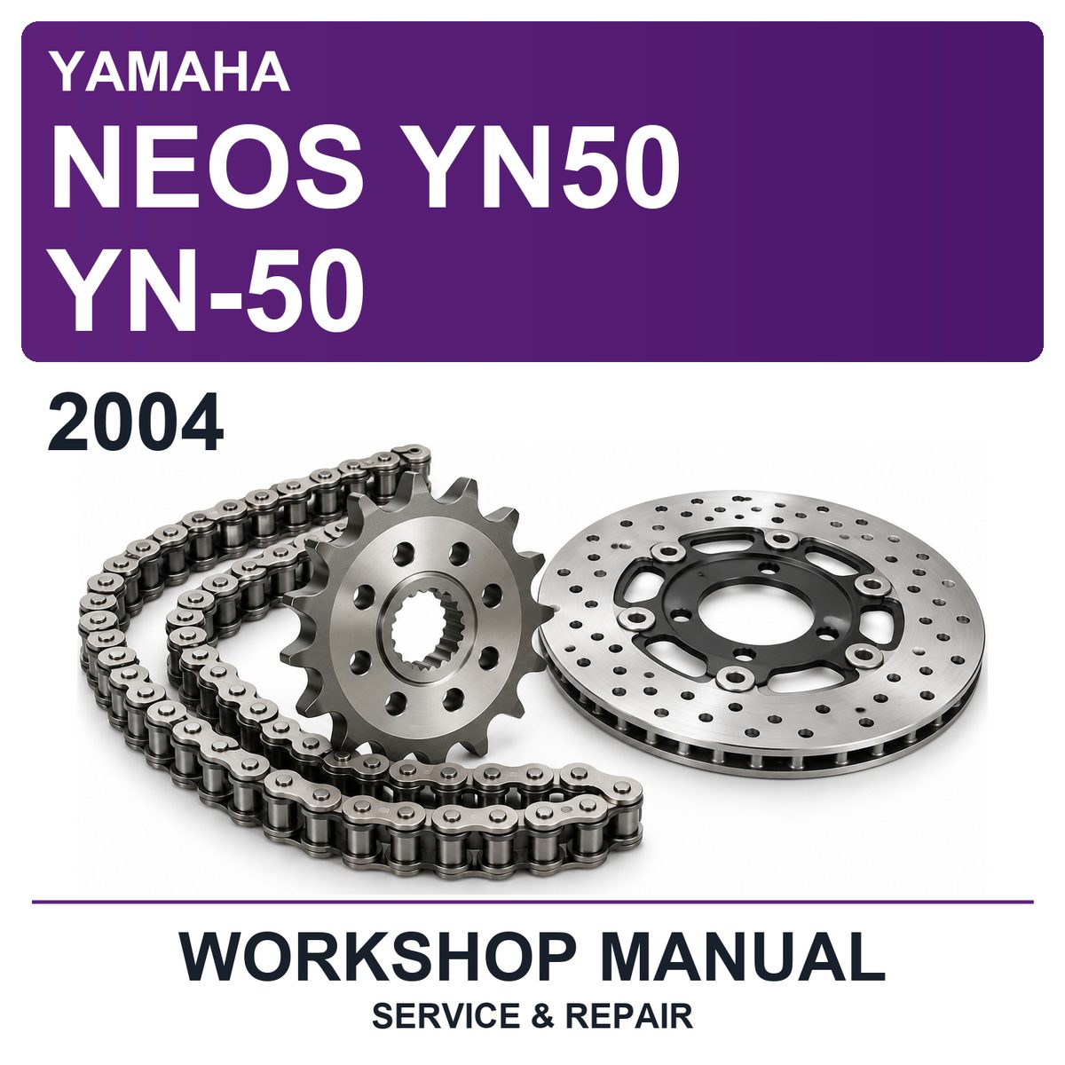 2004 Yamaha Neos YN50 YN-50 Workshop Service & Repair Manual
