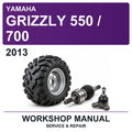 2013 Yamaha Grizzly 550 / 700 Workshop Service & Repair Manual