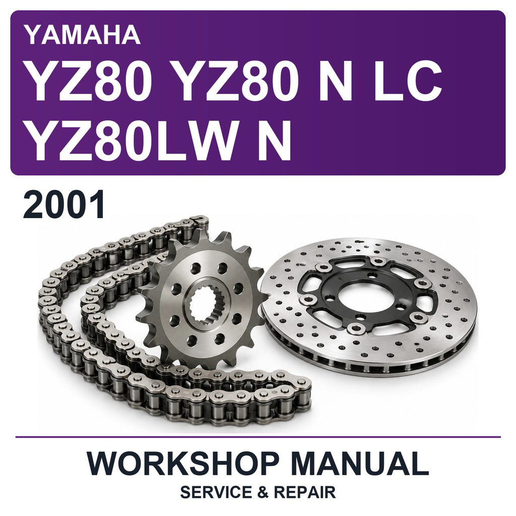 2001 Yamaha YZ80 YZ80 N LC YZ80LW N Workshop Service & Repair Manual