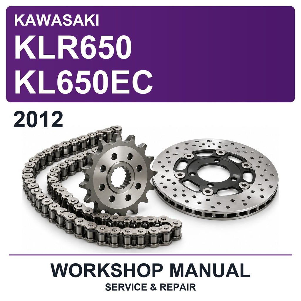 2012 Kawasaki KLR650 KL650EC Workshop Service & Repair Manual
