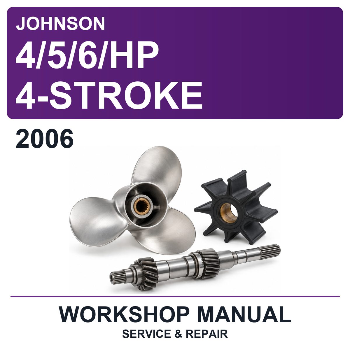 2006 Johnson 4/5/6/HP 4-Stroke Workshop Service & Repair Manual