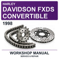 1998 Harley Davidson Fxds Convertible Workshop Service & Repair Manual