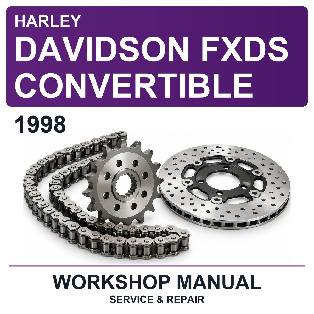 1998 Harley Davidson Fxds Convertible Workshop Service & Repair Manual
