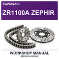 Kawasaki ZR1100A Zephir Workshop Service & Repair Manual