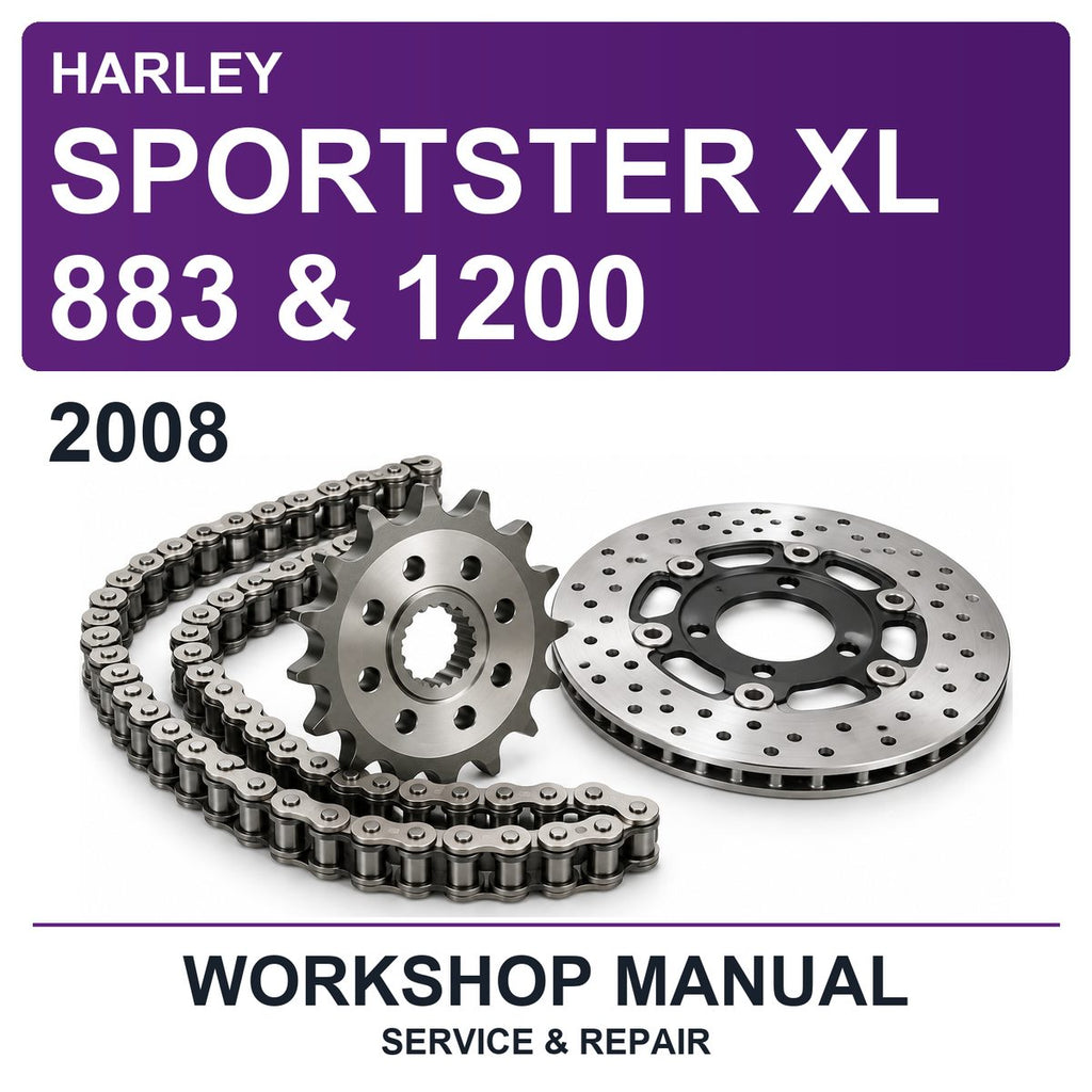 2008 Harley Sportster XL 883 & 1200 Workshop Service & Repair Manual