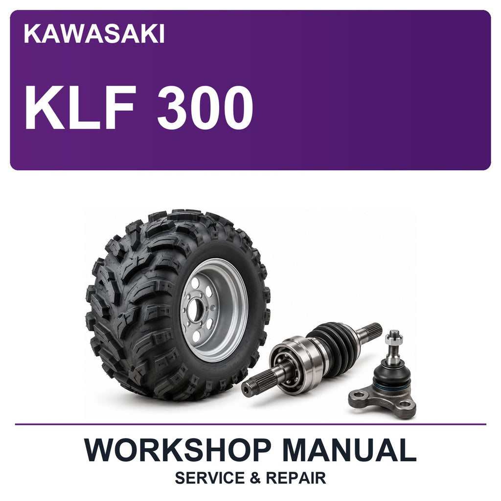 Kawasaki KLF 300 Workshop Service & Repair Manual