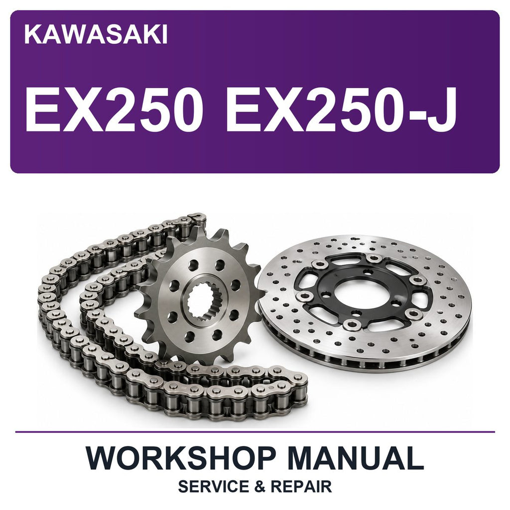 Kawasaki EX250 EX250-J Workshop Service & Repair Manual