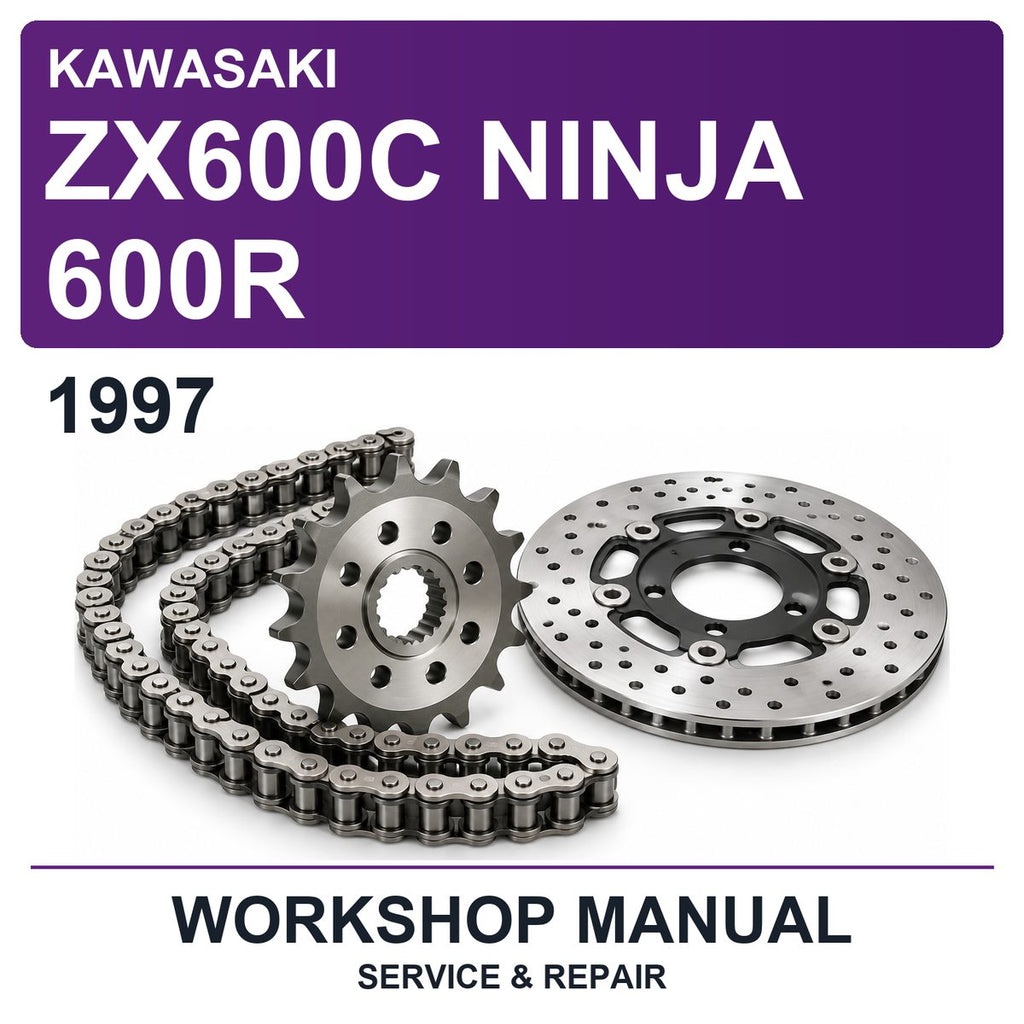 1997 Kawasaki ZX600C Ninja 600R Workshop Service & Repair Manual