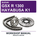 Suzuki GSX R 1300 Hayabusa K1 Workshop Service & Repair Manual