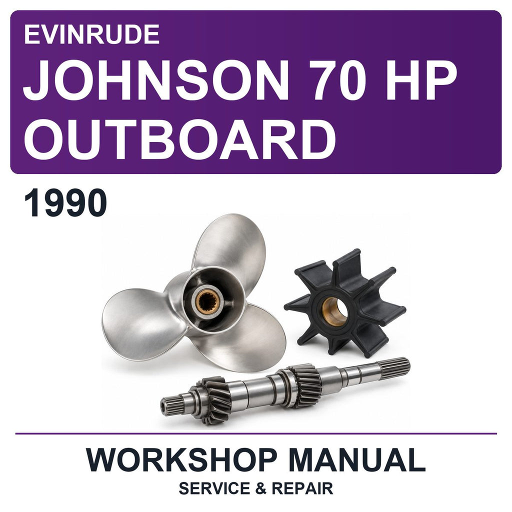 1990 Evinrude Johnson 70 HP Outboard Workshop Service & Repair Manual