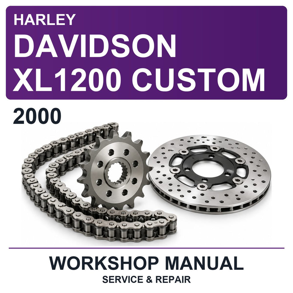 2000 Harley Davidson XL1200 Custom Workshop Service & Repair Manual