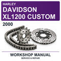 2000 Harley Davidson XL1200 Custom Workshop Service & Repair Manual
