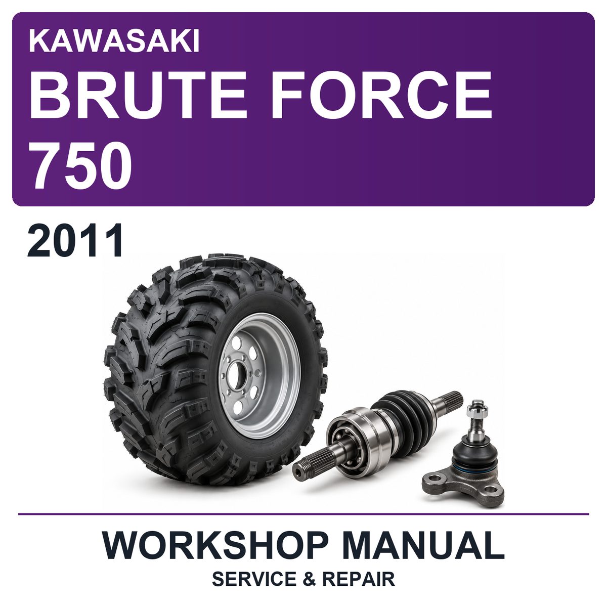 2011 Kawasaki Brute Force 750 Workshop Service & Repair Manual